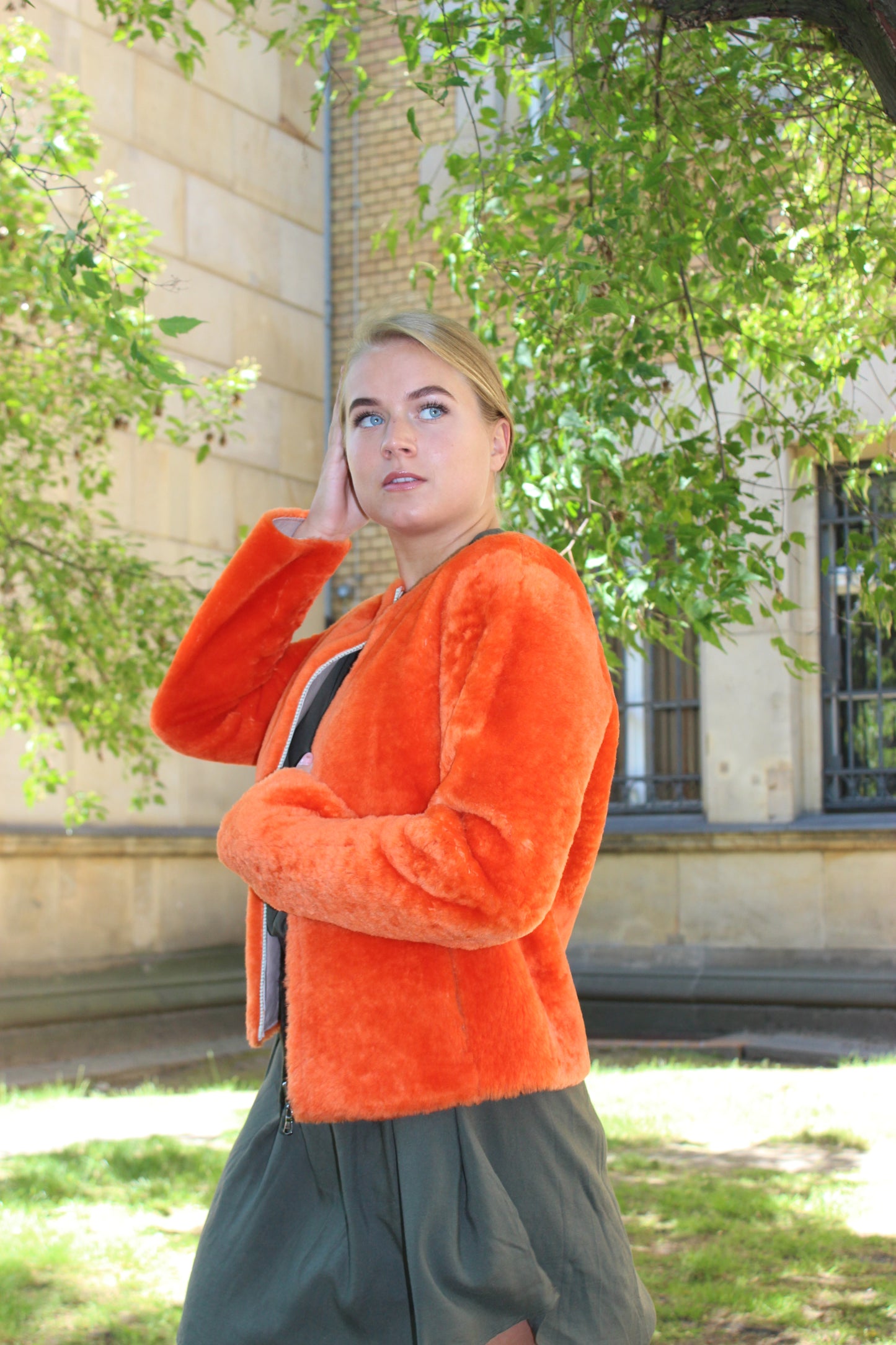 Lammfelljacke Christ zum wenden