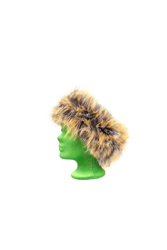 Stirnband, Schal Silberfuchs